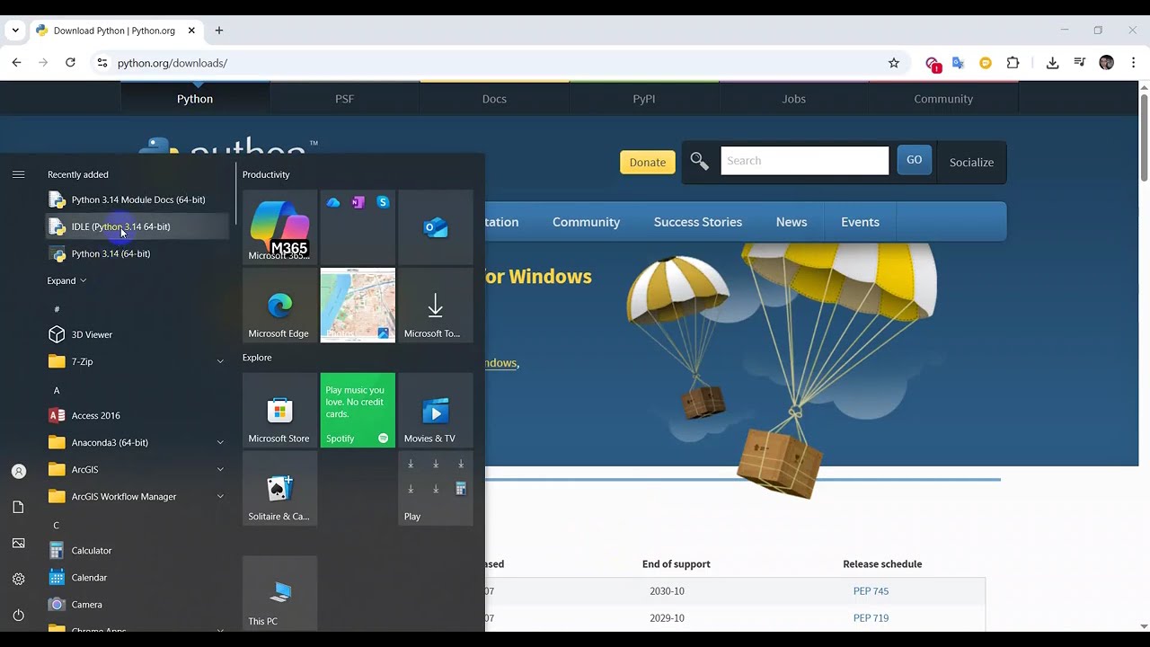 install Python and Python IDLE Shell