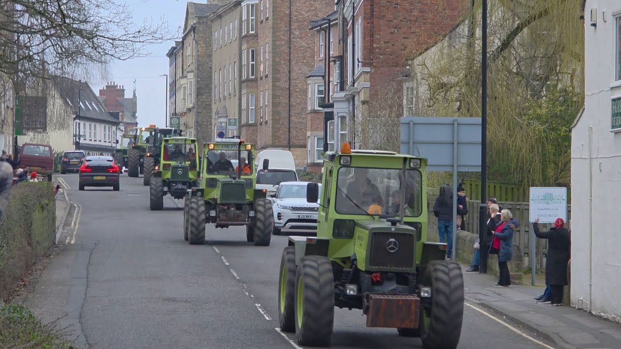 Knaresborough tractor run 2026 finish line