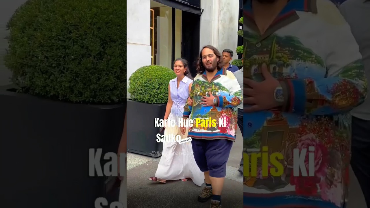 Radhika merchant elegant look in Paris 😍