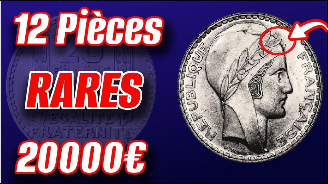 VALEUR des pièces de 20 francs les plus chères et rares du monde