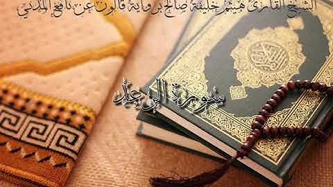 13-سورة الرعد للشيخ القارئ هيثم خليفة صالح برواية قالون عن نافع المدني