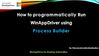 Famous 3.1 How to programmatically run Win App Driver through Process Builder Net Worth