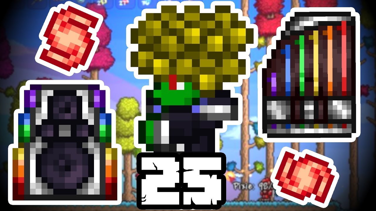 RAINBOW BARD WEAPON AND ACCESSORY! Terraria 1.3 MODDED SEASON 2 v2