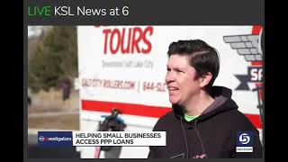 Salt City Rollers PPP Loan Segment on KSL TV February 26, 2021