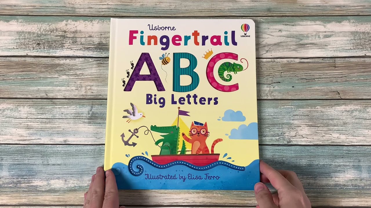 'Fingertrail ABC Big Letters' - Usborne Canada