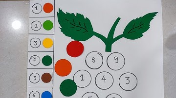 Number Colours Coding Activity | Memory Boosting Game | Colours Coding Activity For Kindergarten