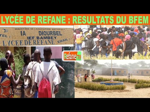 🔴DIRECT : Résultats du BFEM 2022 au Lycée de Refane (ex CEM)