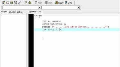 Algoritmo Matrix linguagem C