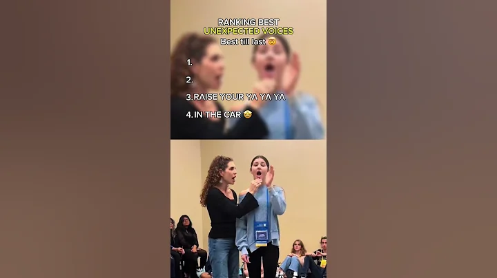 Ranking UNEXPECTED SINGING voices! 🤩 #shorts