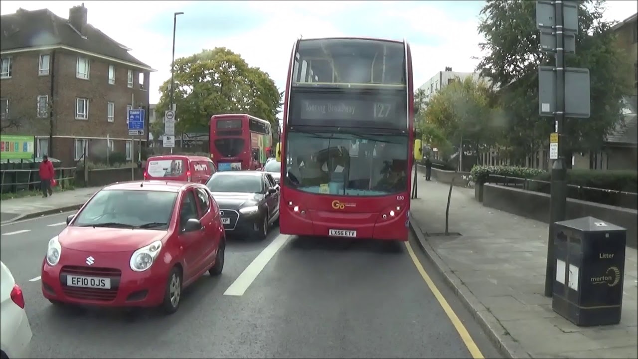 Full Route Visual | Abellio London Route 201: Morden Station - Herne Hill Station | 8825 (YY64TZV)
