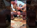 隙間ゼロ!高級紅木の「ほぞ組み」神業 Rosewood Joinery #Shorts #Woodworking