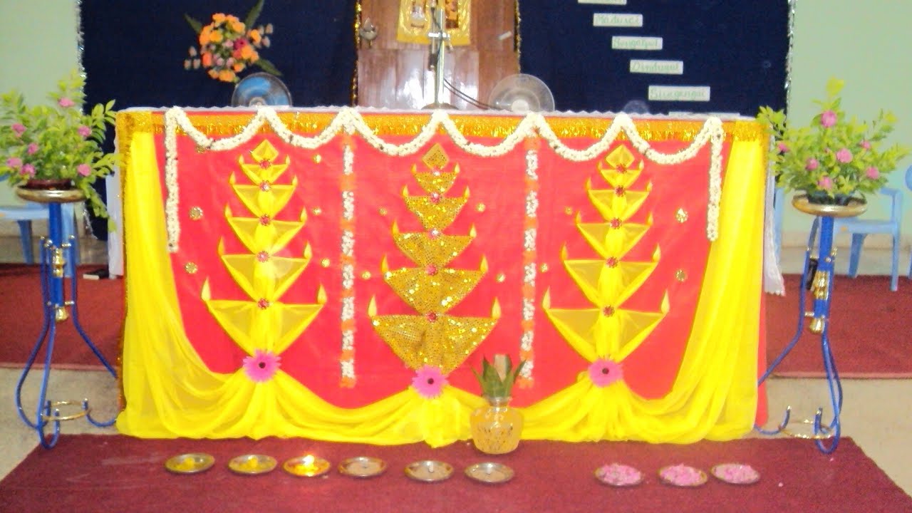 04 Amazing Church Decoration In India Youtube