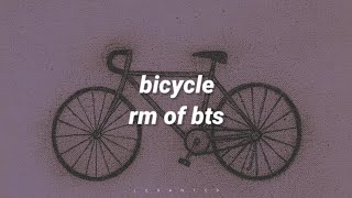 bicycle rm of bts