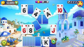 Solitaire TriPeaks: Grand Tour (Gameplay Android) screenshot 5