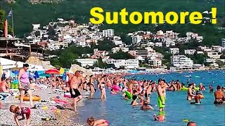 Crna Gora, Sutomore , gradska plaža - Da li vam se dopada ovakva gužva ?