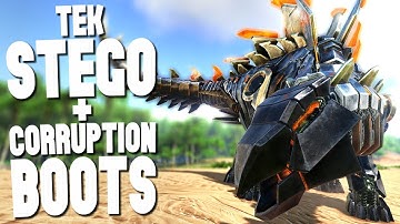 HOW TO GET THE NEW CORRUPTION BOOTS + TEK STEGO - Ark Survival Evolved EXTINCTION II Update!