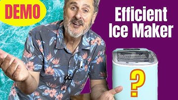 R.W.FLAME Ice Makers Countertop, Portable Ice Maker Machine with Self-Cleaning, Review