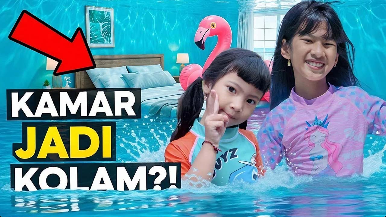TREND BARU! DISTA Ubah Kamar Jadi Kolam Renang Raksasa! DARLEEN AUTO SENENG BANGET #trend
