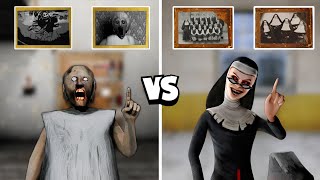 Granny Ch 1 All Pictures Vs Evil Nun All Pictures Which Is Best ?