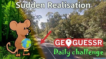 Geoguessr Daily Challenge - NMPZ May Challenge - I Had A Sudden Realisation