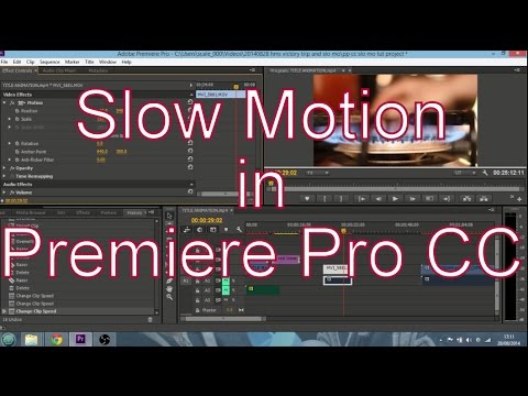 premiere pro slow motion