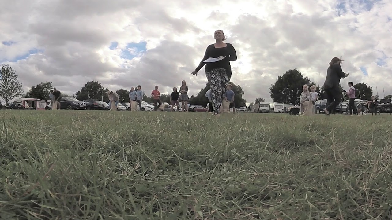 3 Legged Sack Race in 360 degrees