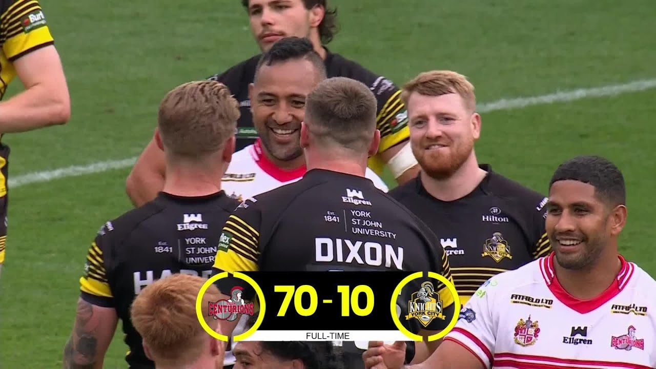 Leigh Centurions vs York City Knights - Highlights from Betfred Championship