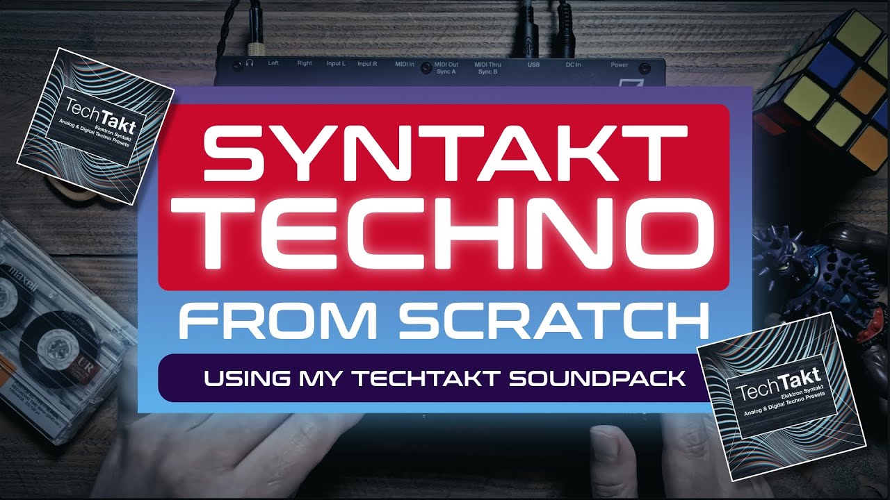 Syntakt | Techno From Scratch Demo & Tutorial. It's basically an ad ...