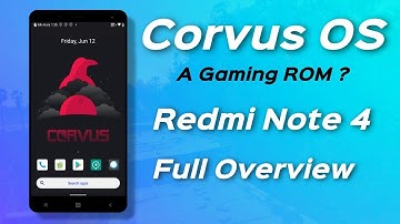 Official Corvus OS (Gaming ROM?) for Redmi Note 4X/4 Review | Huge Customization and performance 🔥