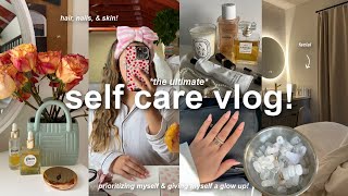 VLOG!🧖🏽‍♀️ self care routine, relaxing days in my life, treating myself, & maintenance routine!