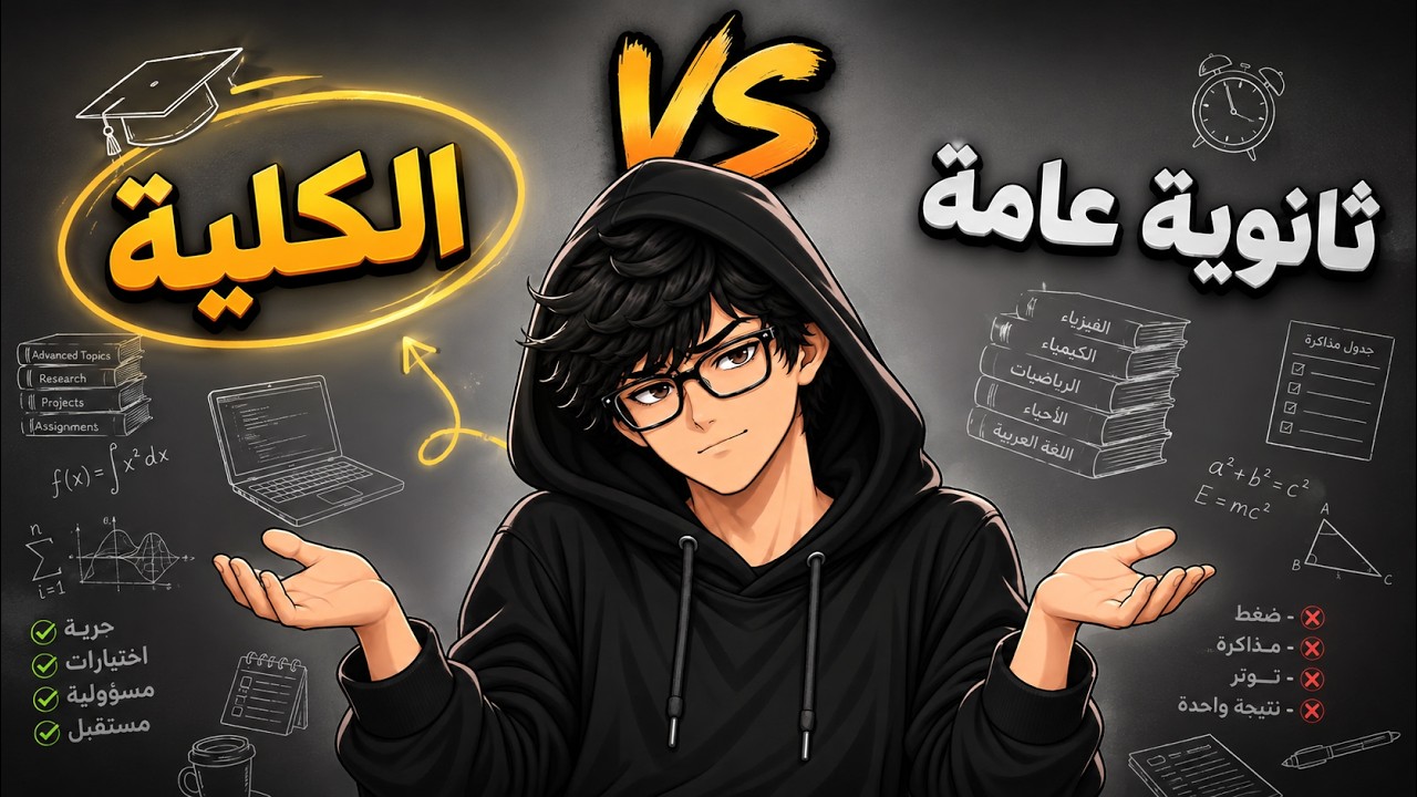 الثانوية العامة Vs الكلية الجزء 2 🔥🔥