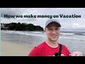 Walking on Kata Beach in Phuket talking about how we make money online
