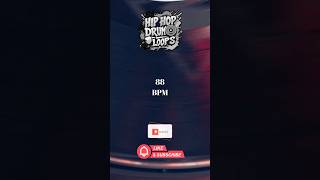 88 BPM Hip Hop Drum Loop | Hard-Hitting Rhythmic Drive