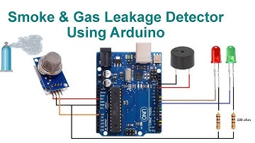 Smoke & Gas Leak Detector Using Arduino | Code & Circuit | Proteus Simulation
