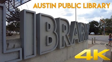 Austin Public Library 4k UHD Walking Video