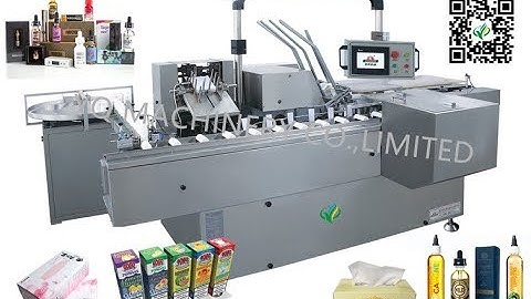 10ml E-cigarette oil folding carton box packing machine e juice cartoning device with leaflet