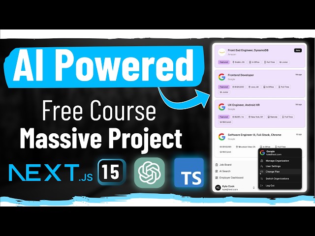 Build an AI-Powered Job Board From Scratch with Next.js 15, Drizzle, Tailwind
