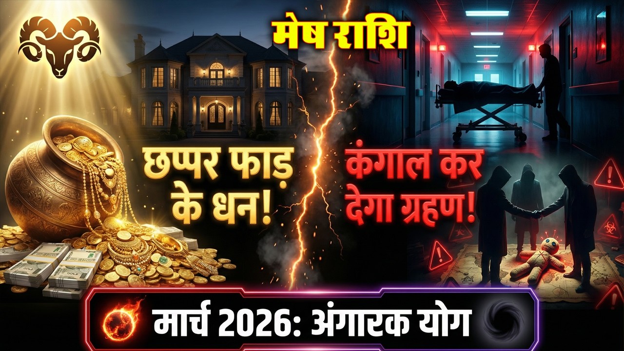 Mesh Rashi March 2026 Maha Tandav Alert! Angarak Yog Effects 😱 3 मार्च से महा-तांडव