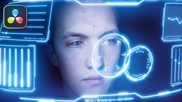 Iron Man Heads Up Display Effect in DaVinci Resolve!