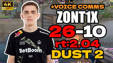zont1x (26-10) rt:2.04 SoloQ +VOICE COMMS l (dust2) l EU FACEIT RANKED l #cs2 #pov