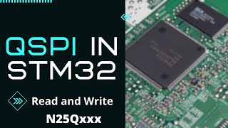 qspi in stm32 || write and read || n25q