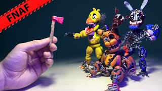 How to make FNAF animatronics with clay | Chica, Bonnie and Freddy