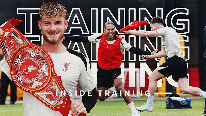 Inside Training: GOALS GALORE & a WWE Title for the final session of the Season