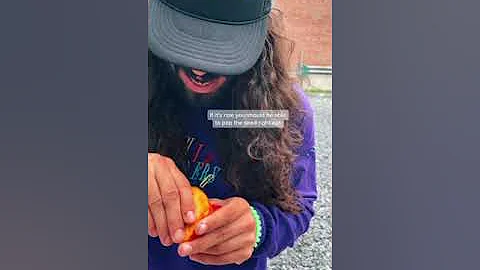 How I grill peaches as a Blind Man