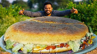 World's Biggest Burger | Made A Giant Burger by Grandpa Kitchen