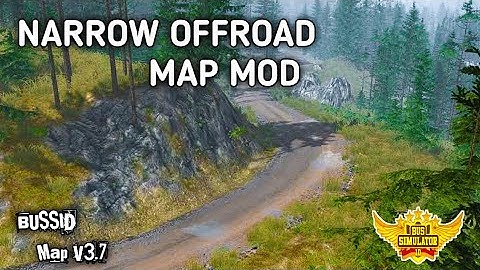💯Bussid Map Mod V3.7- Download Narrow OFFroad Map Mod For Bus simulator Indonesia #offroadmap