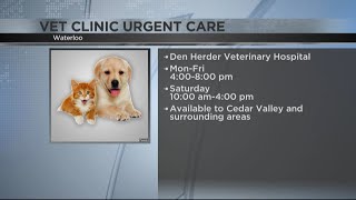 Vet Clinic Urgent Care now open in Waterloo
