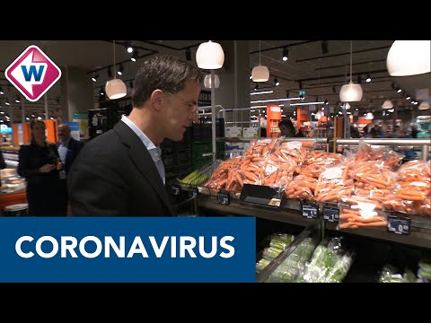 Mark Rutte brengt bezoekje aan Haagse supermarkt: ‘Geef vakkenvullers de ruimte' - OMROEP WEST