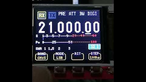 STM32 DDS VFO 1.8" TFT st7735