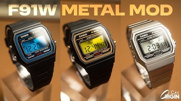 Casio F91W Metal Screen Mod
